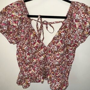 Sim & Sam Floral Blouse XL